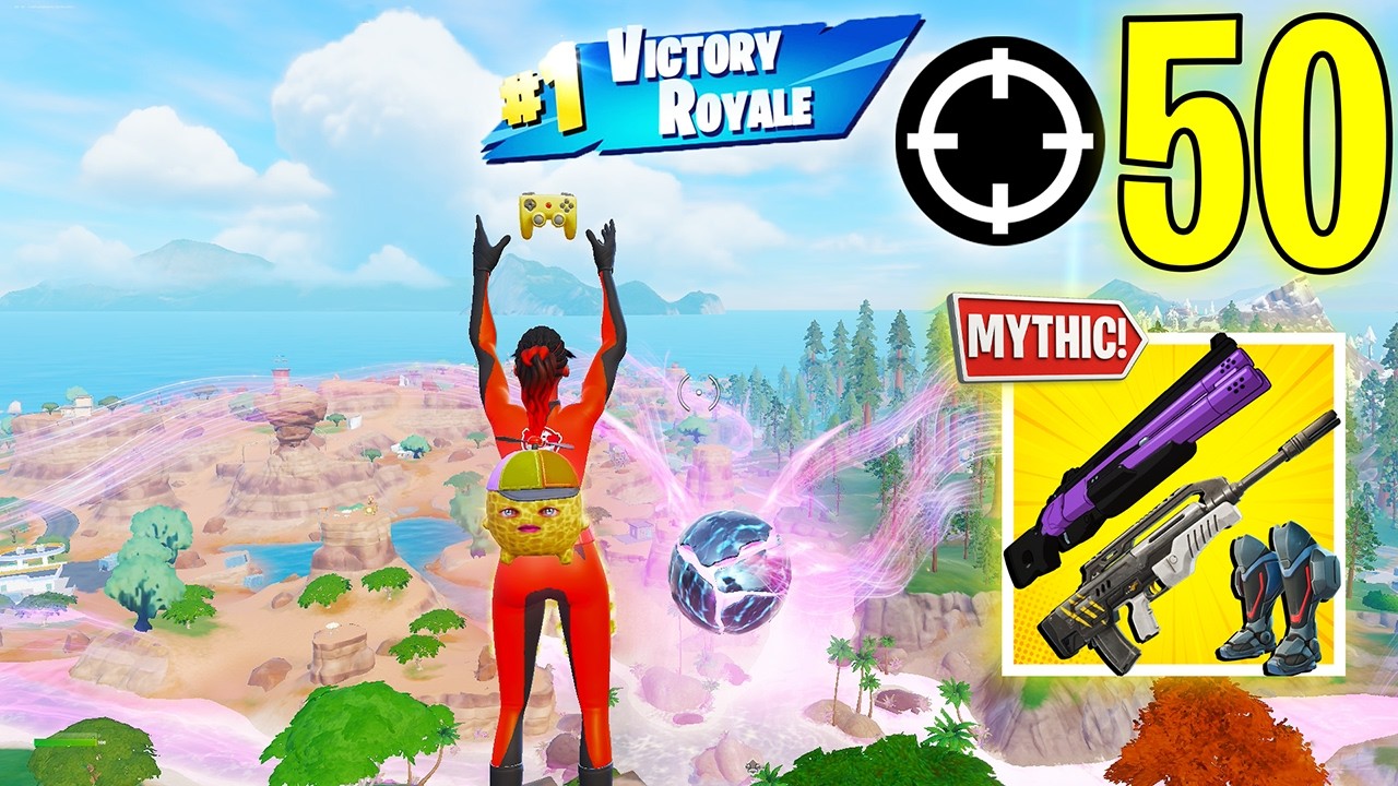 50 Elimination Solo Vs Squads Gameplay "Build" Wins (NEW! Fortnite Chapter 7 Season 3) background