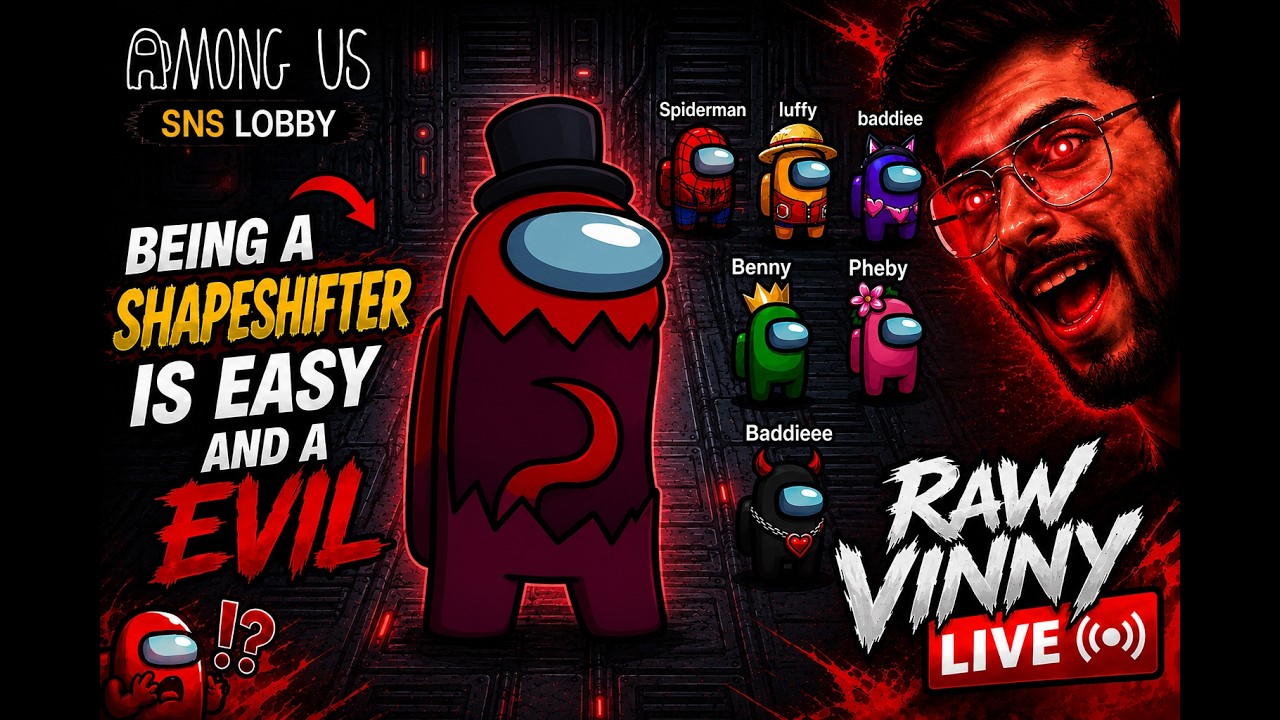 PLAYING AGAINST 1000+ IQ PLAYERS IN AMONG US... THIS GOT INSANE 🤯 | RAWVINNY LIVE