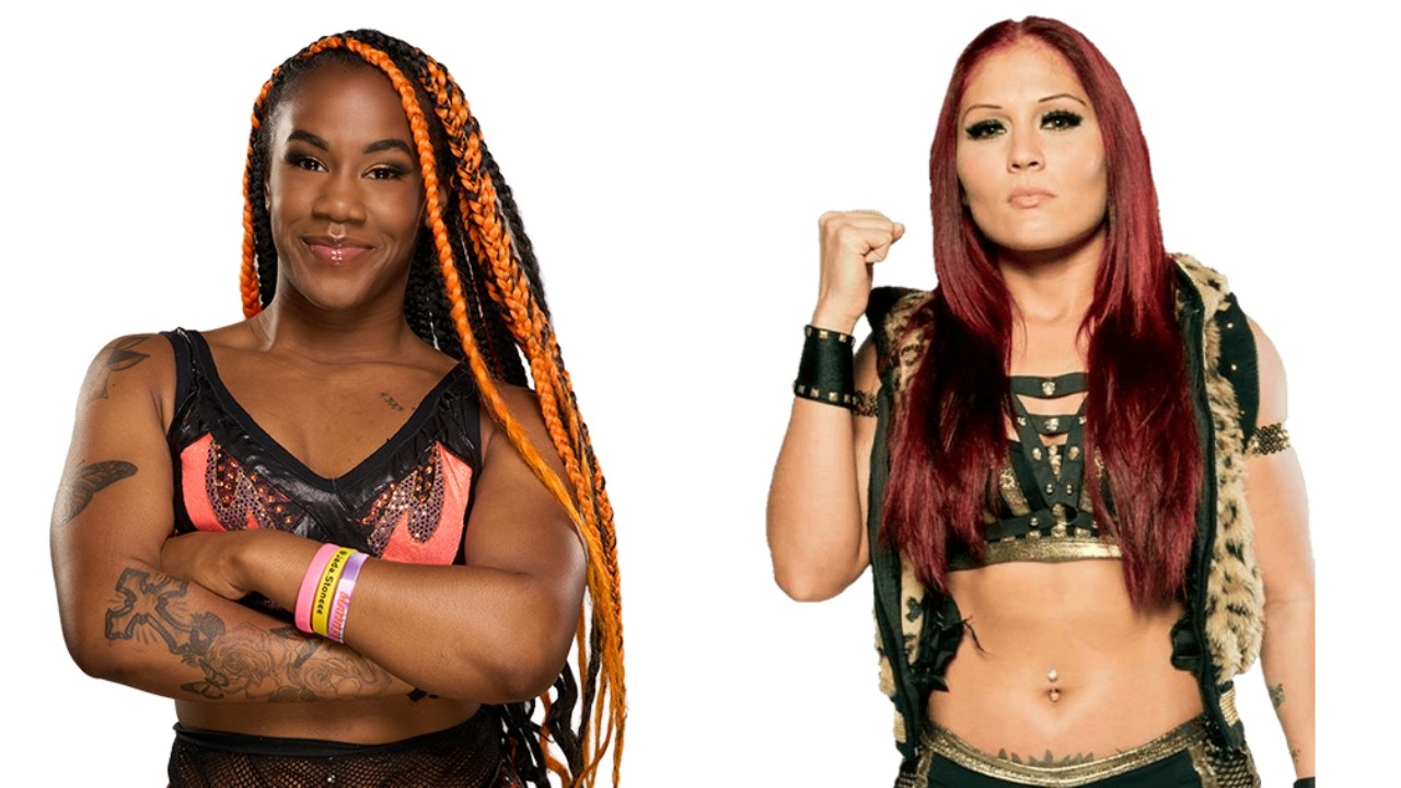 Jada Stone vs Ivelisse- Wheelbarrow DDT
