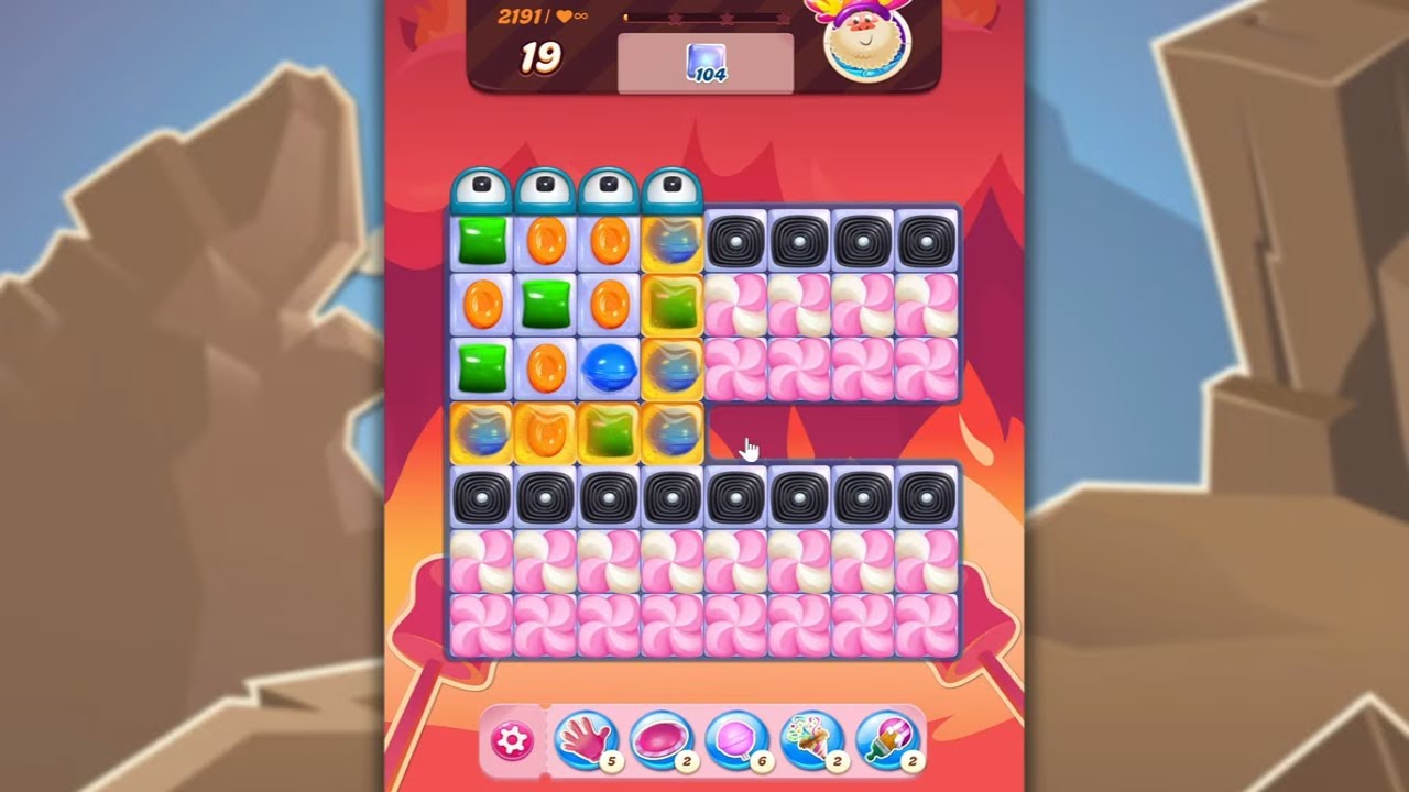 Candy Crush Saga LEVEL 2191 NO BOOSTERS (new version)🐟☑️