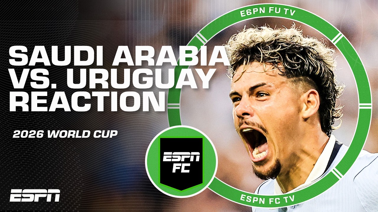 ‘They don’t have enough in attack’ 😳 Ale Moreno on Uruguay’s performance vs. Saudi Arabia | ESPN FC