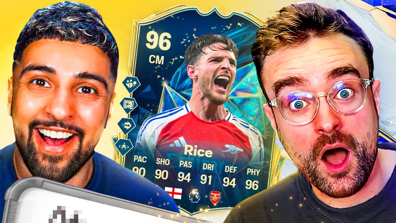 FC 25 Squad Builder Showdown! TEAM OF THE SEASON RICE!!! background