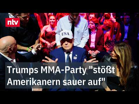 Trumps MMA-Party: "Ich hab schon viel Absurdes erlebt, aber das heute Abend toppt eigentlich alles" background