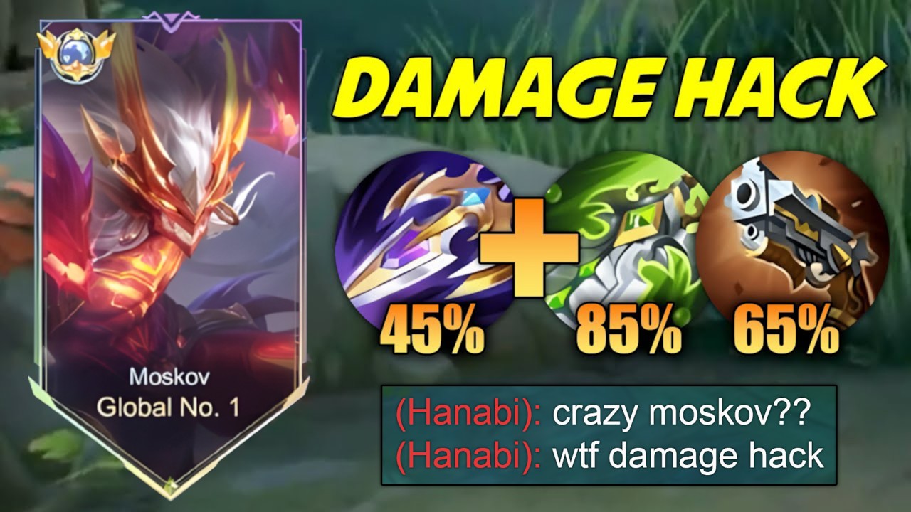 TOP GLOBAL MOSKOV BEST BURST DAMAGE HACK BUILD FOR 2026!! (MUST TRY) MOSKOV BEST BUILD 2026! background