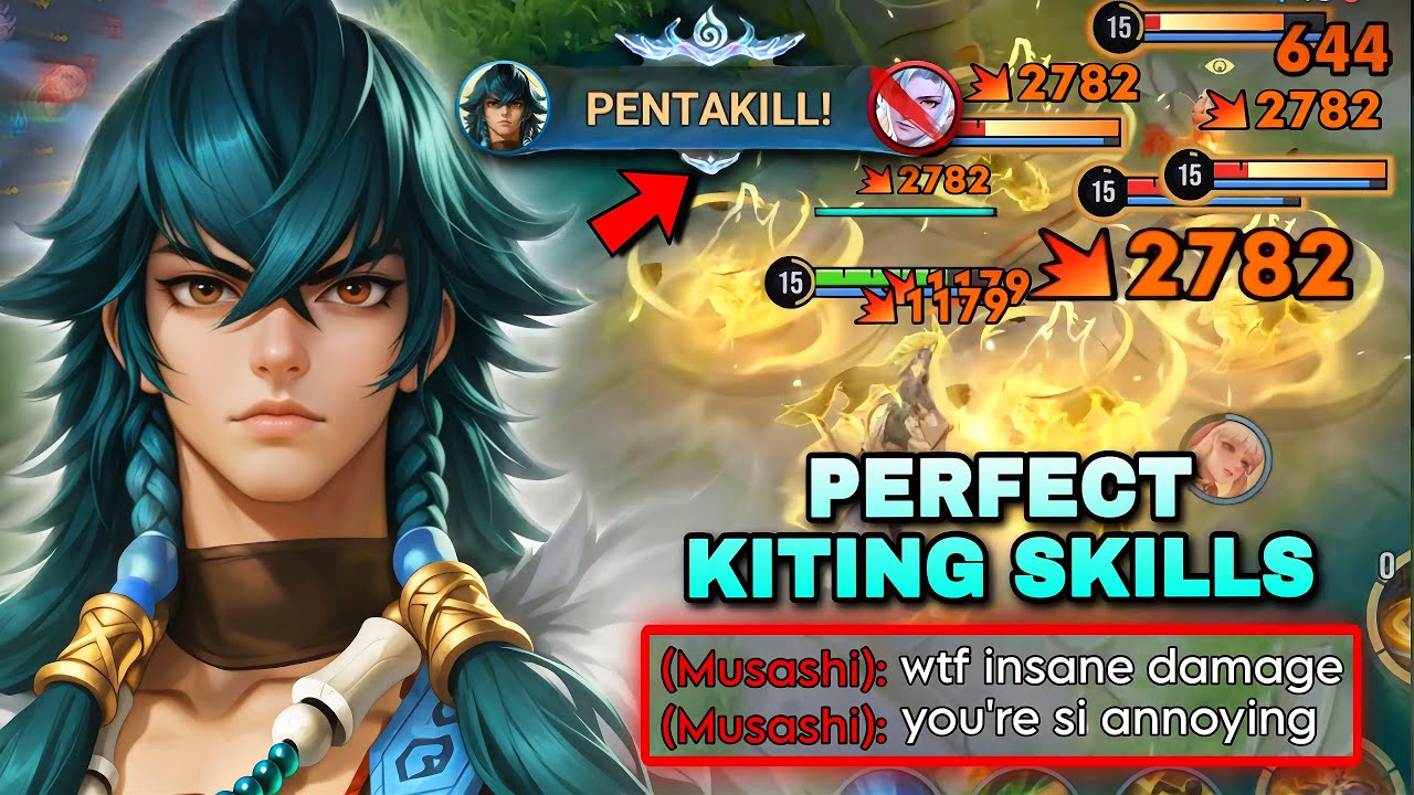 PENTAKILL! TOP 1 CHANO PERFECT KITING SKILLS OUTPLAYING ENEMIES IN FARM LANE! | HONOR OF KINGS