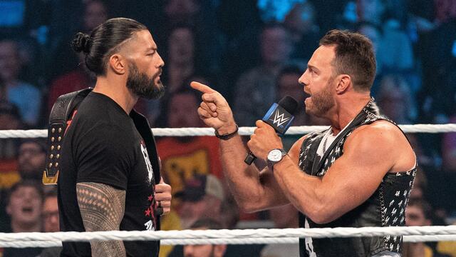 LA Knight vs. The Bloodline: WWE Playlist background