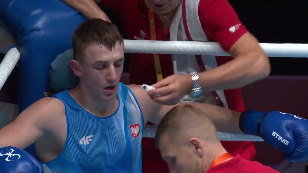 Mateusz Urban (POL) vs. Akash Kumar (IND) World Boxing Cup 2026 (75kg) background