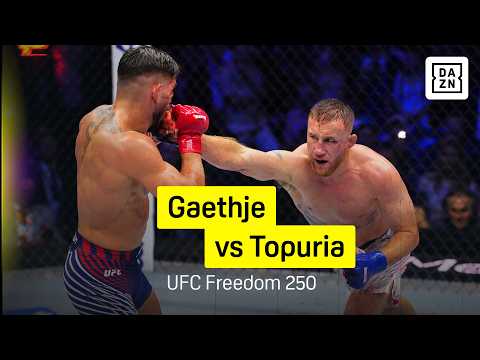 UNFASSBARER FIGHT! Justin Gaethje vs Ilia Topuria | UFC Freedom 250 | DAZN Highlights