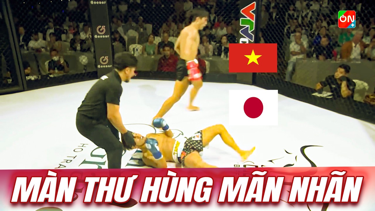 Màn thư hùng rực lửa giữa học trò Duy Nhất và võ sĩ Nhật Bản Sako background
