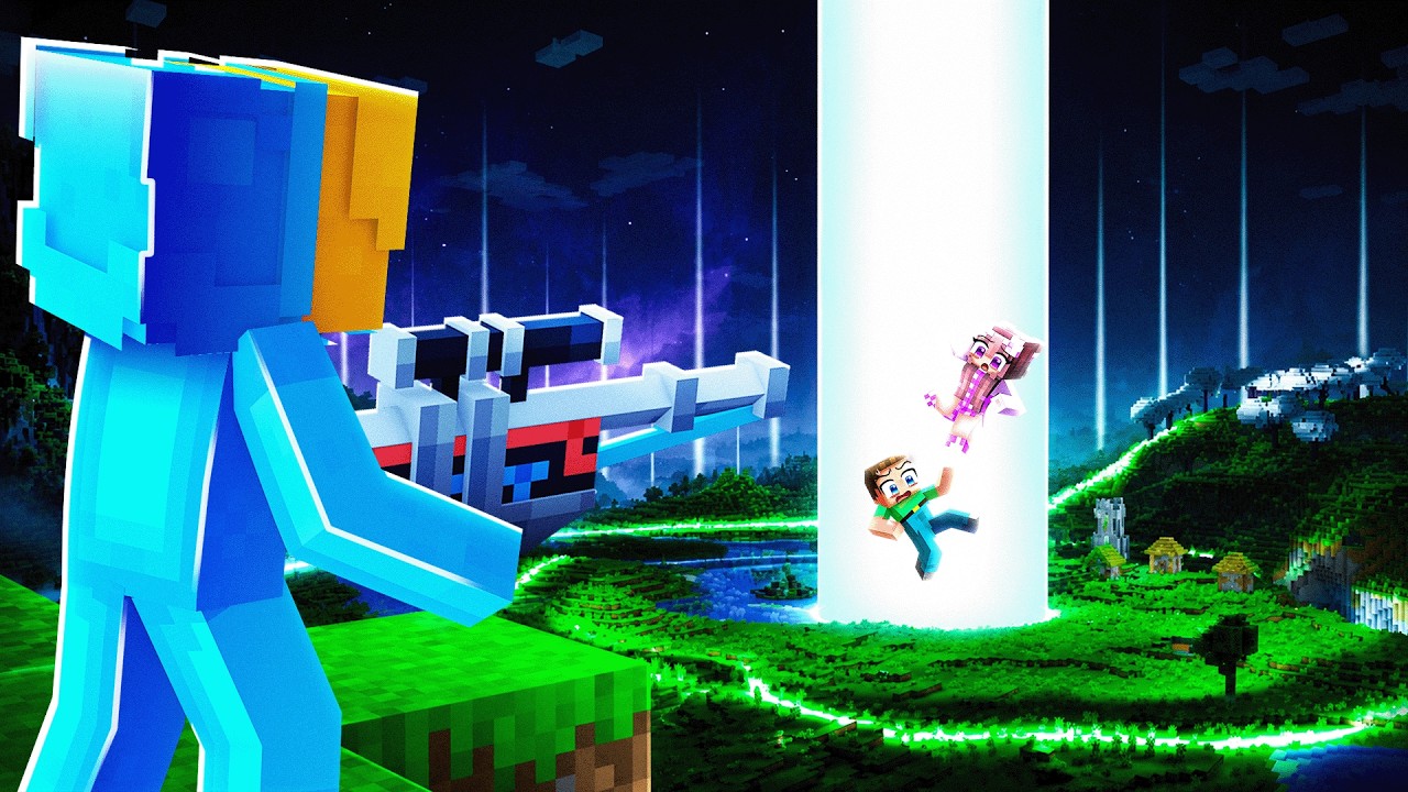 Ich habe HEIMLICH eine OP LASERKANONE zu Minecraft hinzugefügt! background