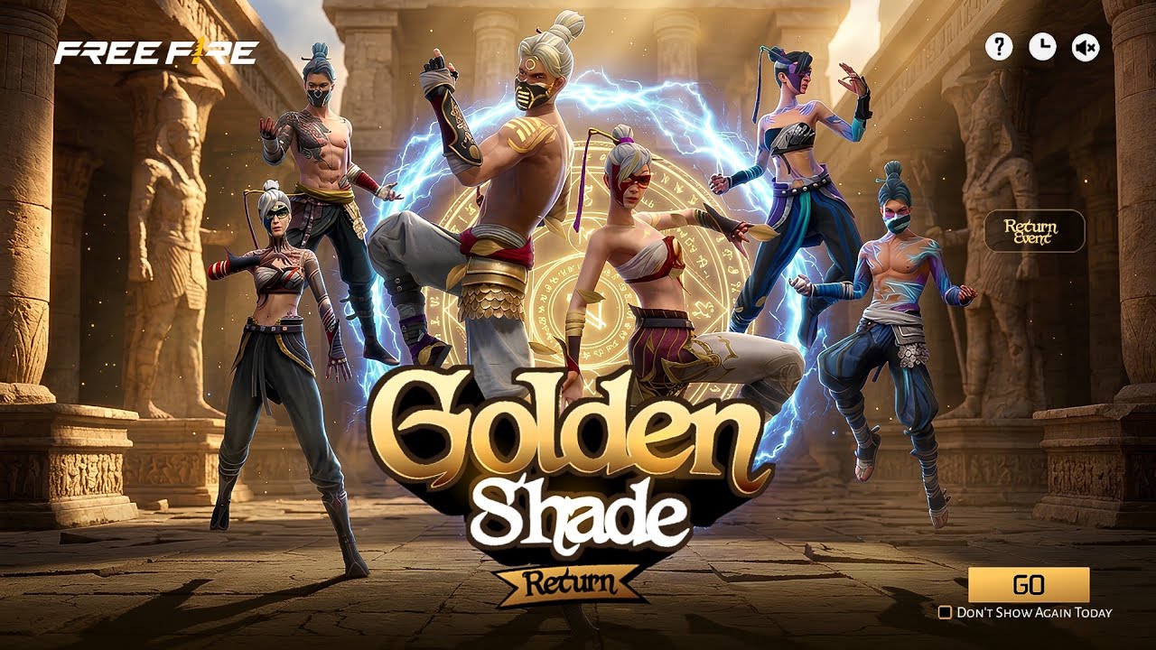 Golden Shade Bundle Return Confirm Date | New Event Free Fire Bangladesh Server| Free Fire New Event