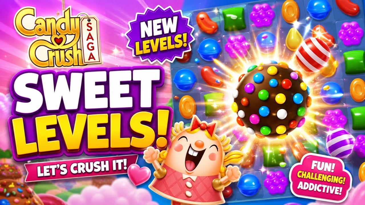 🍭 Candy Crush Saga LIVE 🔥 Crazy Combo & Sweet Wins! 😱