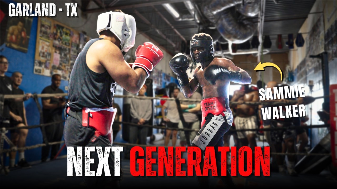 THE NEXT GENERATION! HIGH Level Sparring Between RISING Dallas Boxers! background