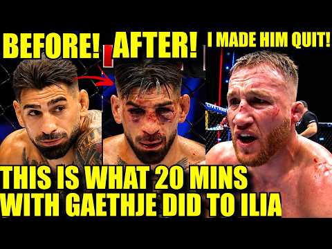 THE UNTHINKABLE HAPPENED! MMA World Reacts to Justin Gaethje's SHOCKING Upset vs Ilia Topuria background