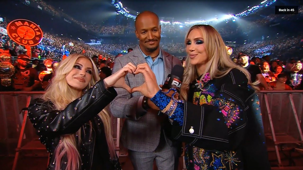 Alexa Bliss & Charlotte Flair Ad Segment: Raw June 15 2026 background