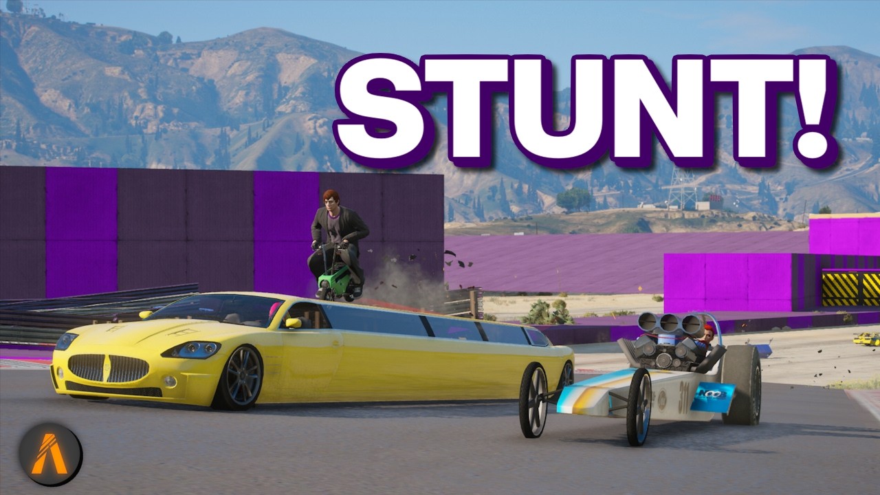 The best stunt I will EVER do in Random Racing! : GTA FiveM background
