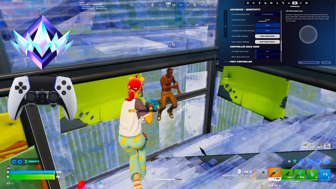 *FASTEST* EDITOR 📝 + BEST Controller Settings For Reload & Ranked (Fortnite Reload Gameplay) background