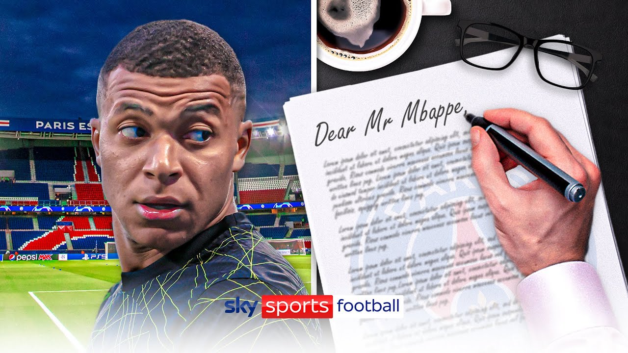 PSG send Kylian Mbappe LETTER! Has he AGREED to join Real Madrid next summer?! background