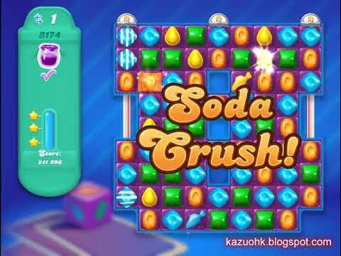 Candy Crush Soda Saga Level 3174 π No boosters β Walkthrough Gameplay background