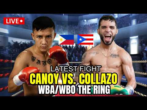 JOEY CANOY vs OSCAR COLLAZO | WBA/WBO THE RING! CANOY BAGSAK ANG CHAMPION! background