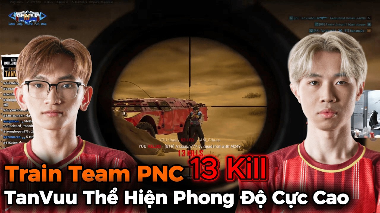 PUBG Himass Nằm Sớm, TanVuu Gánh Top 1 13Kill Cực Bay | Highlight Stream Mới Nhất.