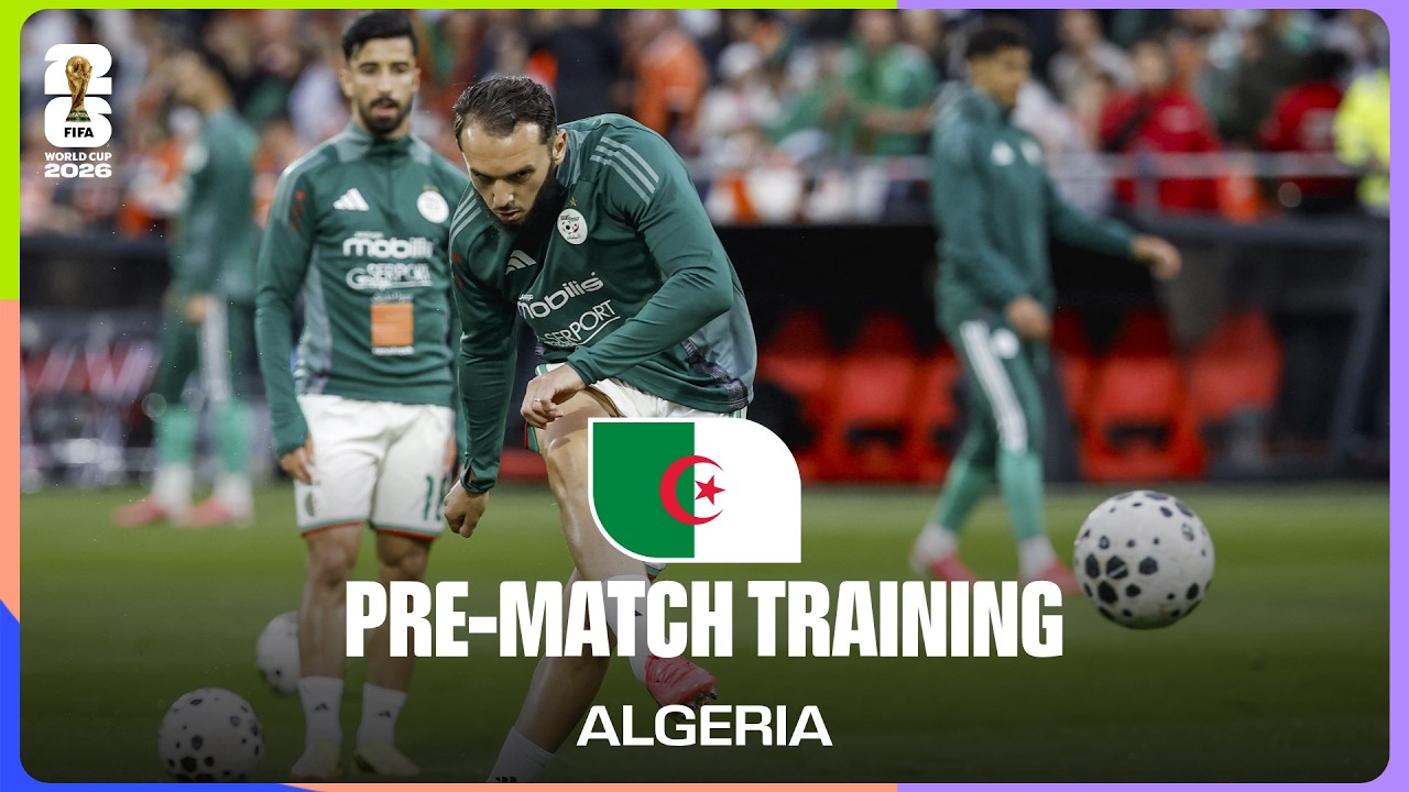 Algeria Train Before Argentina background