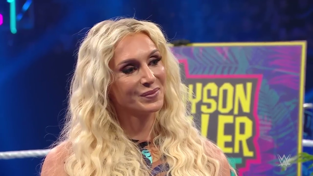 Bianca Belair confronts Charlotte Flair on “The Grayson Waller Effect”: SmackDown, June 16, 2023 background
