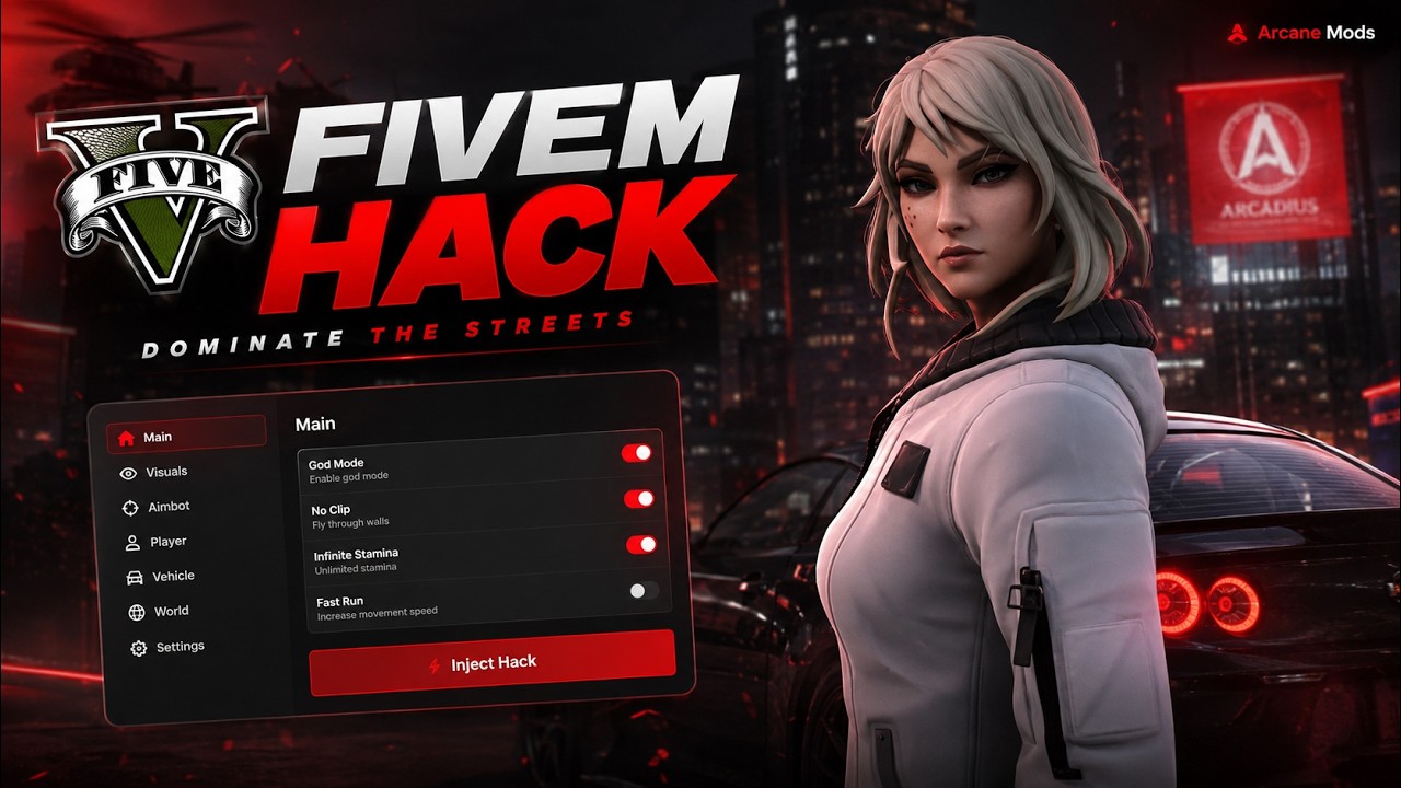 FiveM Cheat - I Became The MOST POWERFUL Player In Every RP Server! background