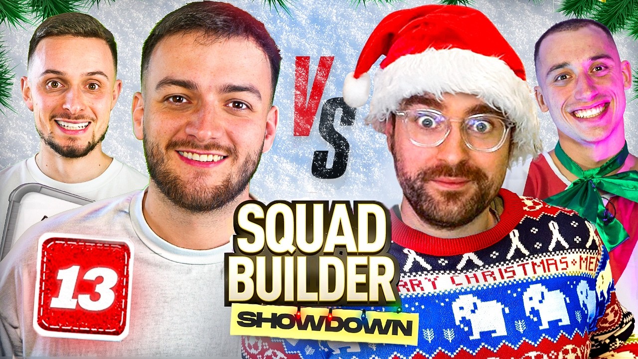 2 vs 2 Squad Builder Showdown! Advent Day 13 vs Hashtag House background