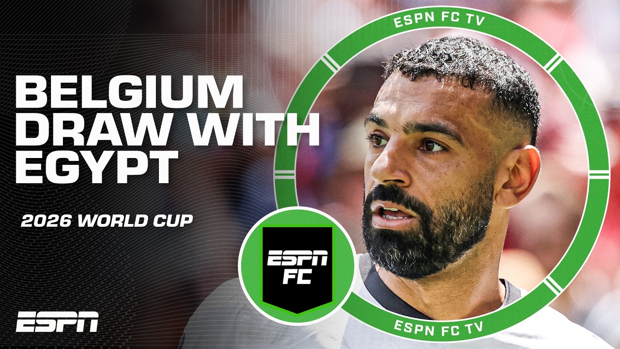 Who is the best team in Group G? 👀 Breaking down Belgium’s 1-1 draw vs. Egypt | ESPN FC