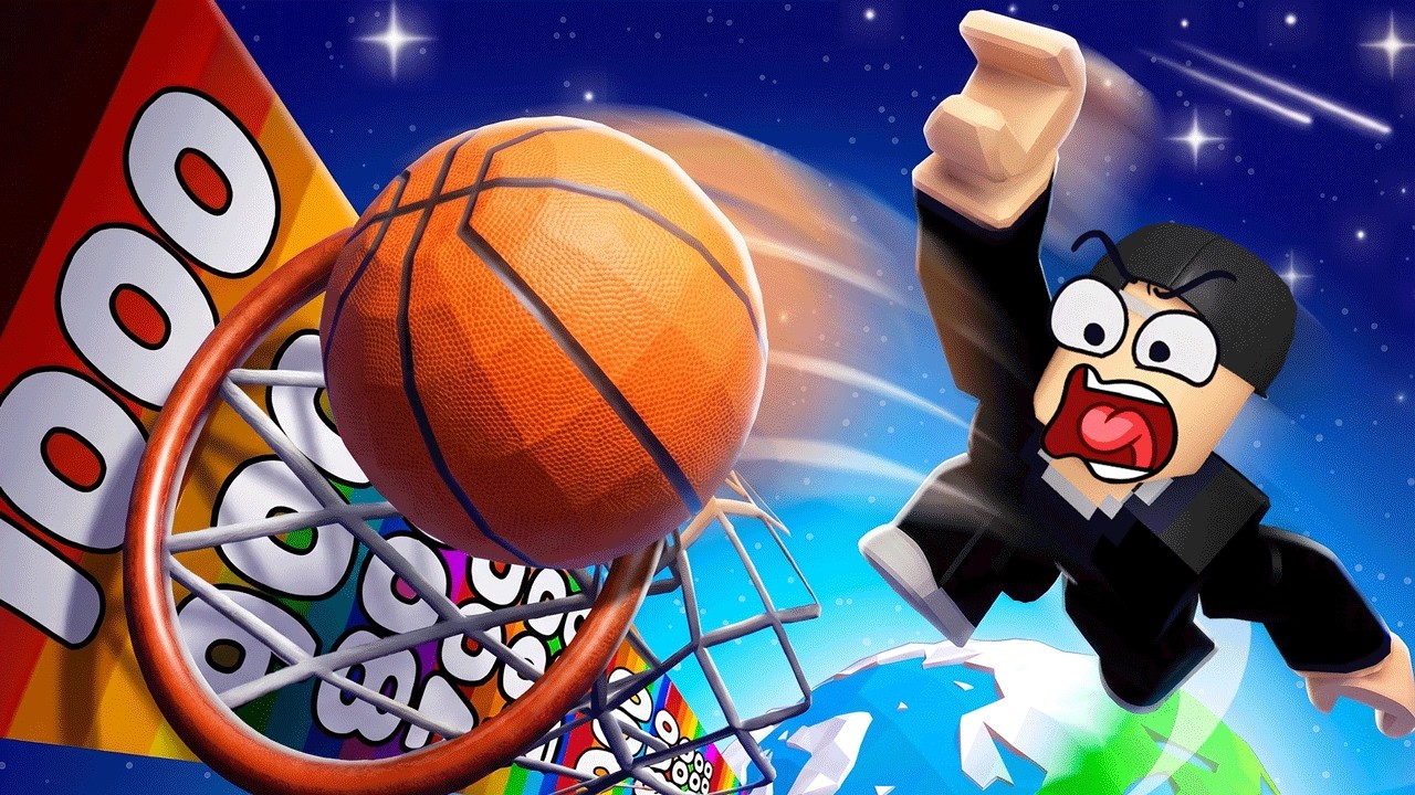 I Scored 7,451,092 Baskets in Roblox Basketball Training background