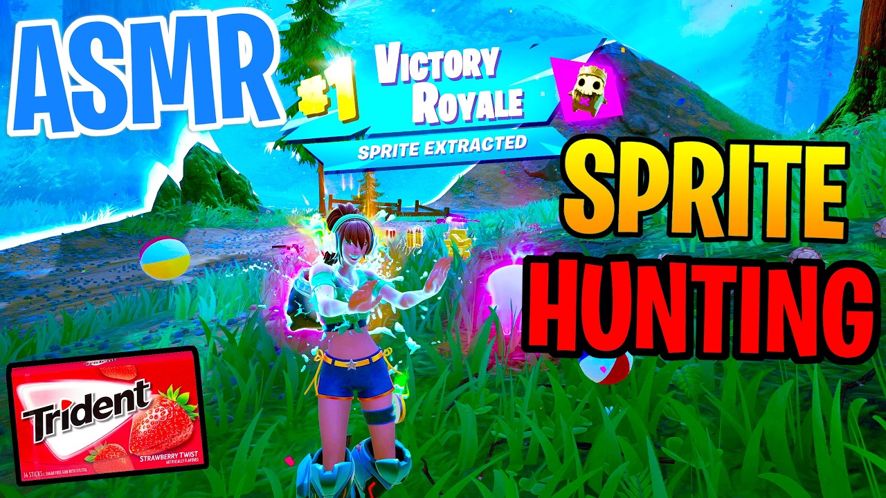 ASMR Gaming 😴 Fortnite Season 3 is Awesome! Relaxing Gum Chewing 🎮🎧 Controller Sounds + Whispering 💤 background