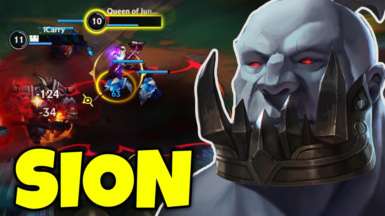 Wild Rift Sion Baron Lane Gameplay in Season 21 (Build & Runes)