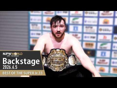 #BOSJ33 6th Match Backstage (with Subtitles) 6/5/26 | BEST OF THE SUPER Jr.33 第6試合 Backstage background