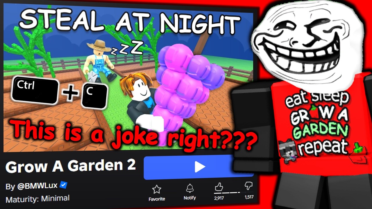 The Grow a Garden 2 Situation is Hilarious! đ (ROBLOX) background