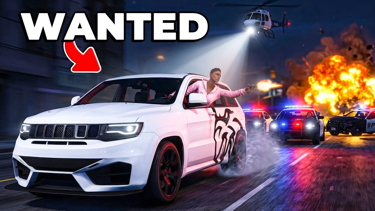 Becoming The Most Wanted Car In CHICAGO In GTA 5 RP background