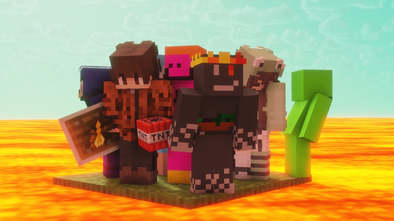 Dominating Minecraft's Lava Rising Tournament background