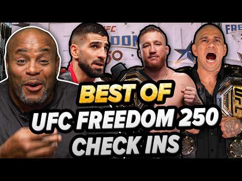 BEST of DC CHECK-IN: Ilia Topuria, Justin Gaethje, Alex Pereira, O’Malley, Gane | UFC Freedom 250