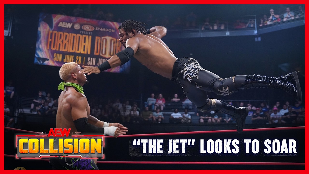 Can "The Jet" Stay Flying As TNT Champion? | AEW Collision background