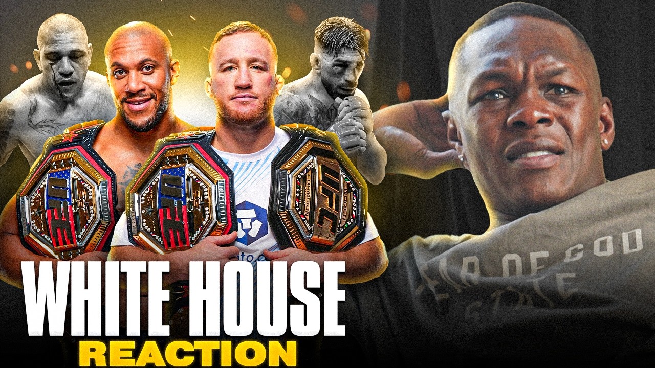 CRAZY UPSETS π³ | Israel Adesanya Reacts to UFC White House Card