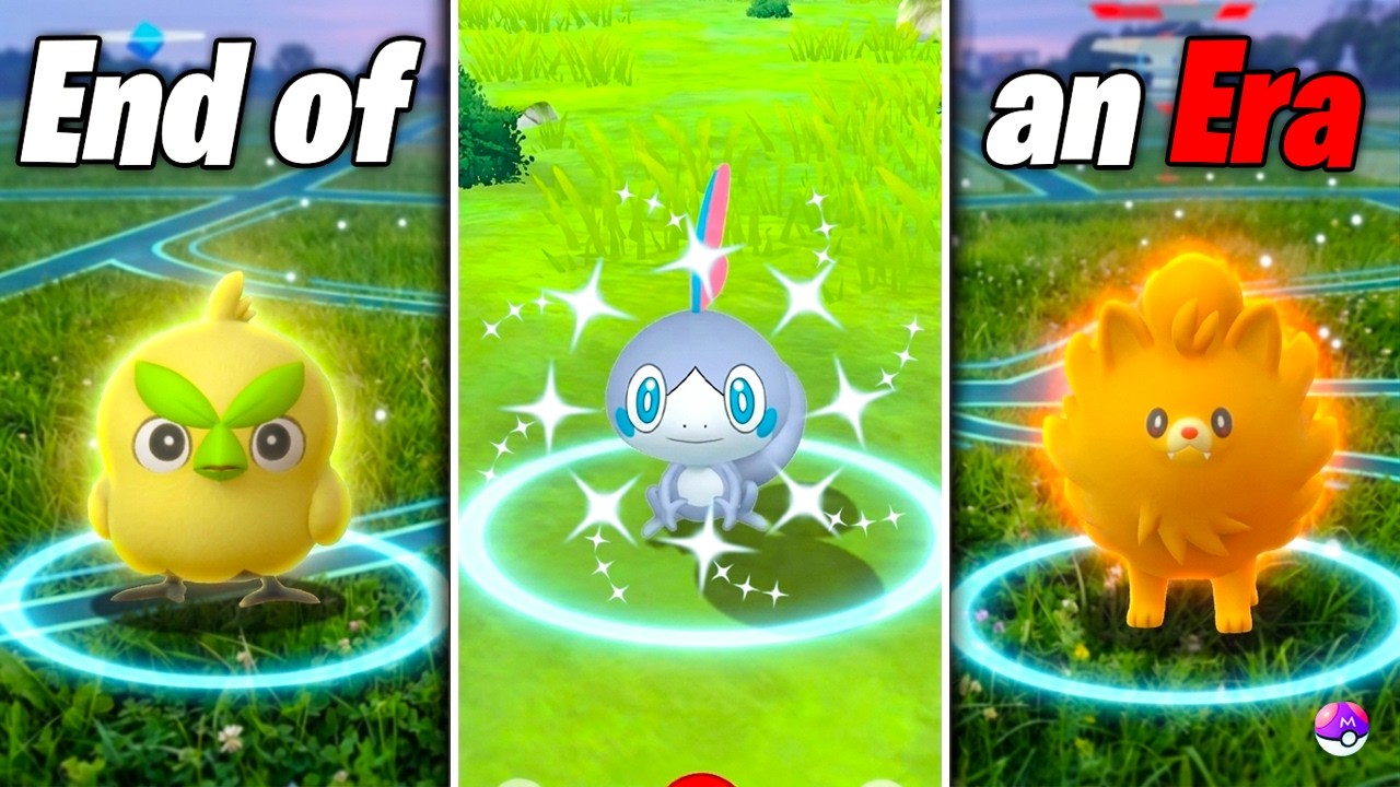 THE END OF AN ERA IN POKEMON GO! Sobble Community Day Details / Gen 10 Starters NEXT background