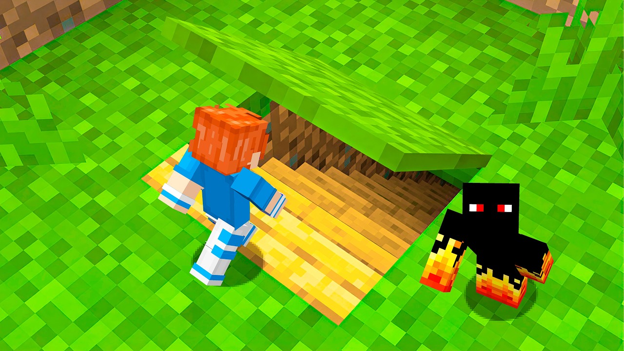 Encontrei Pequenos Esconderijos Secretos no Minecraft background