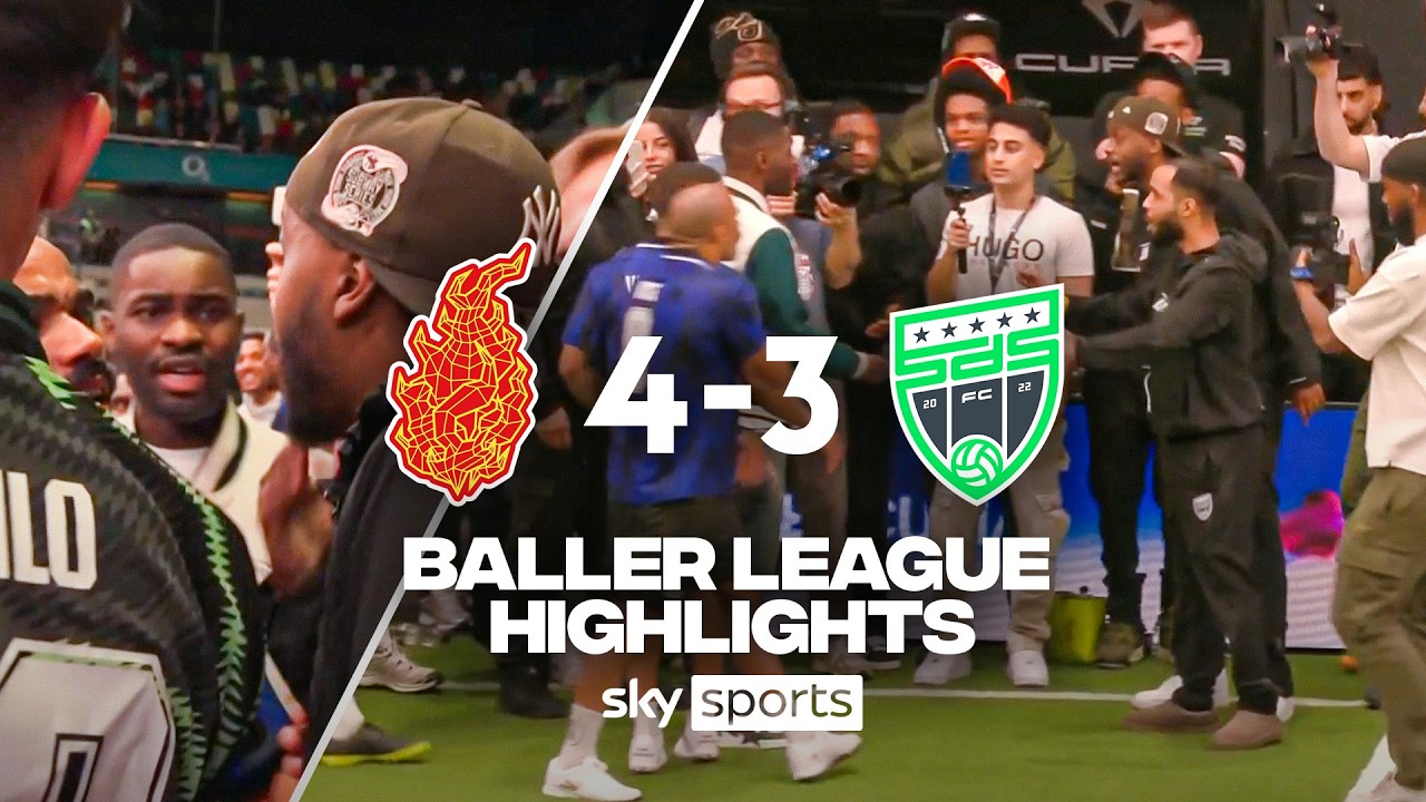Dave and Sharky CLASH on touchline amid late drama! đ€Ź | Santan FC 4-3 SDS FC | Baller League background