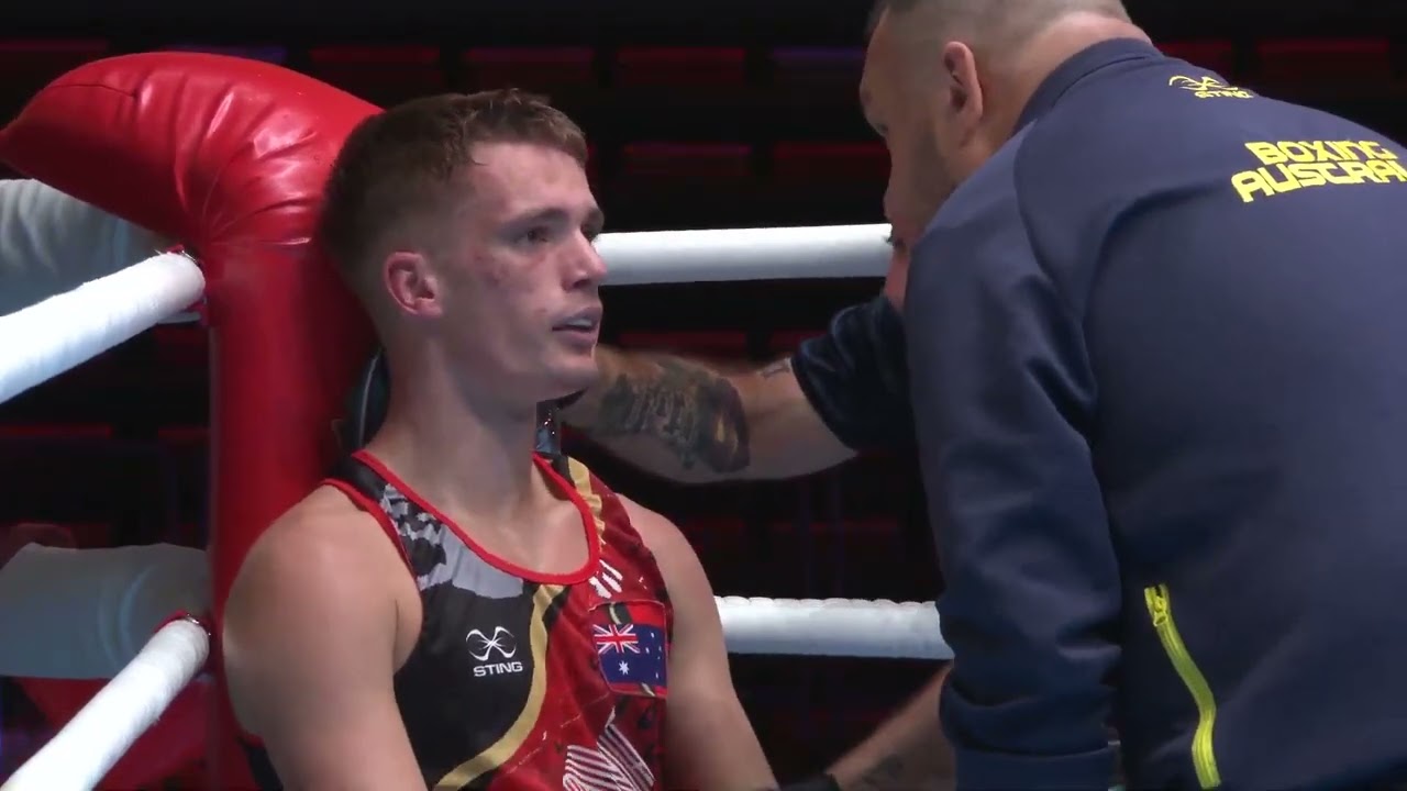 Alexandru Paraschiv (MDA) vs. Jacob Cassar (AUS) World Boxing Cup 2026 (65kg) background