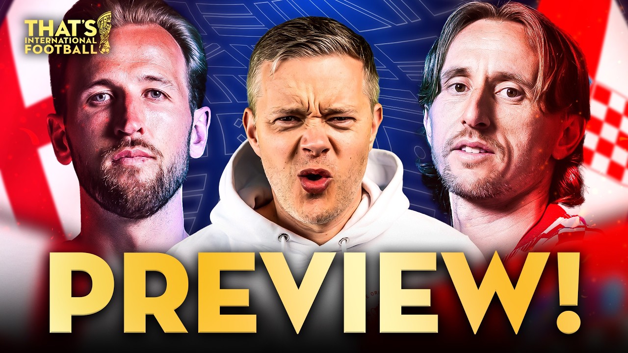 It's COMING Home! England vs Croatia Preview background
