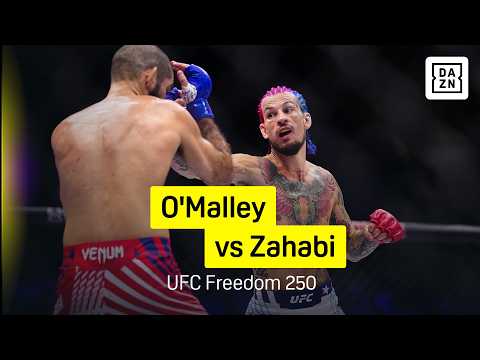 Sean O'Malley vs Aiemann Zahabi | UFC Freedom 250 | DAZN Highlights