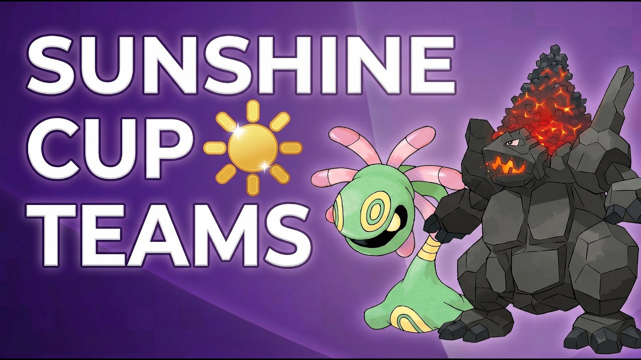 BEST SUNSHINE CUP TEAMS | BEST RANKED POKEMON | Pokémon GO Battle League background