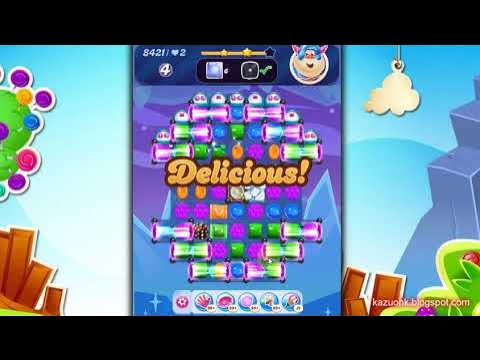 Candy Crush Saga Level 8421 đ No boosters â Walkthrough Gameplay background