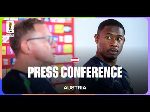 Austria On Playing Jordan | Coach Rangnick and Captain Alaba Answers Questions From The Press