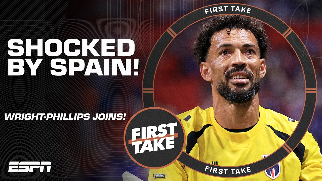Bradley Wright-Phillips is SHOCKED by Spain's draw with Cape Verde đ± | First Take background